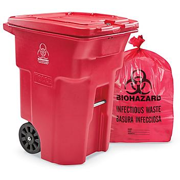 Biohazard Can with Wheels