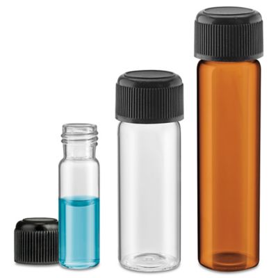 Bocaux en verre à bord droit – 8 oz, transparent S-25165 - Uline