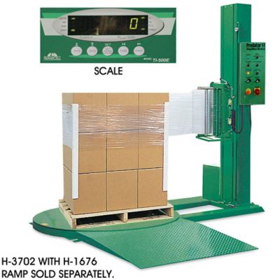 Uline Semi-Automatic Stretch Wrap Machines with Scale