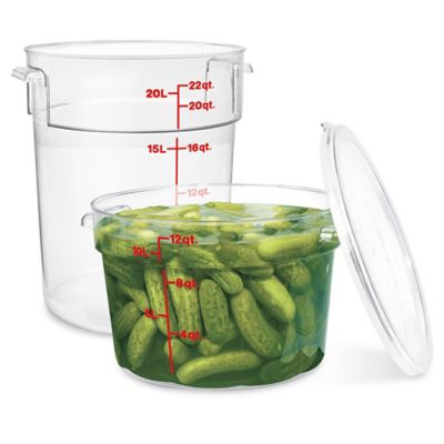 Contenants de rangement pour aliments – Rond