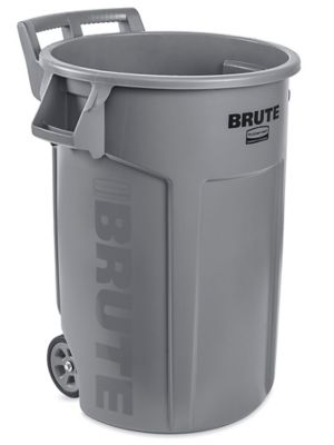 Wheeled brute trash cans in stock uline
