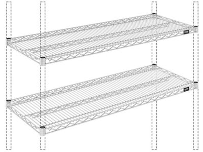 Stainless Steel Wire Shelving Additional Shelves