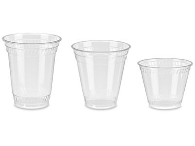 Uline Crystal Clear Plastic Cups - 16 oz