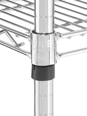 Supports pour rayonnage en fil de métal
