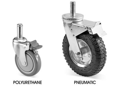 Wire Shelving Casters in Stock Uline