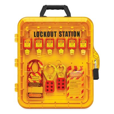 Uline Portable Lockout/Tagout Station