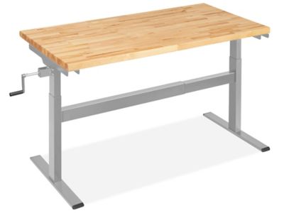 Manual Adjustable Height Workbenches in Stock ULINE