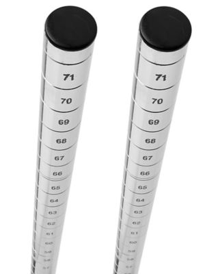 Montants pour rayonnage en fil d'acier inoxydable
