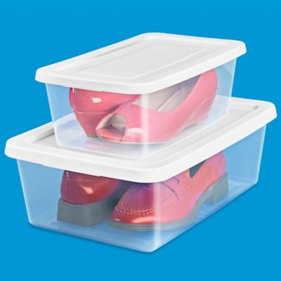 Boîtes à chaussures en plastique