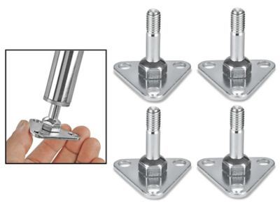 Plaques de pieds pour rayonnage en fil de métal