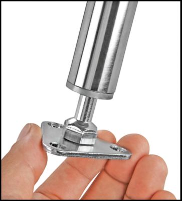 Pied pour rayonnage en fil de métal