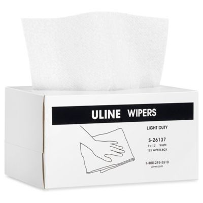 Uline – Lingettes pour nettoyages légers
