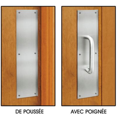 Plaques de poussée/traction