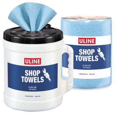 Uline – Seau de serviettes d'atelier