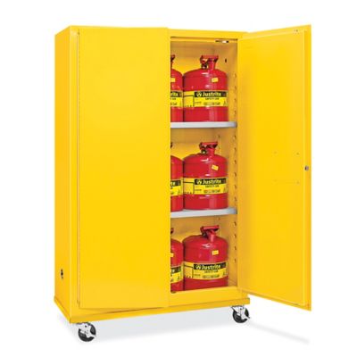 Armoires de rangement mobiles pour produits inflammables