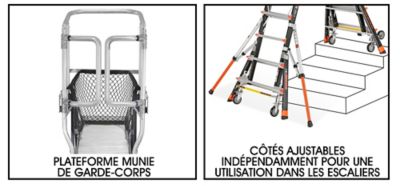 Échelles à garde-corps