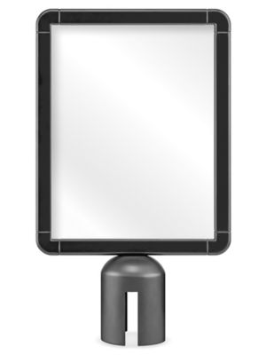 Blank Outdoor Crowd Control Sign