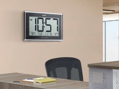 Horloge numérique format géant
