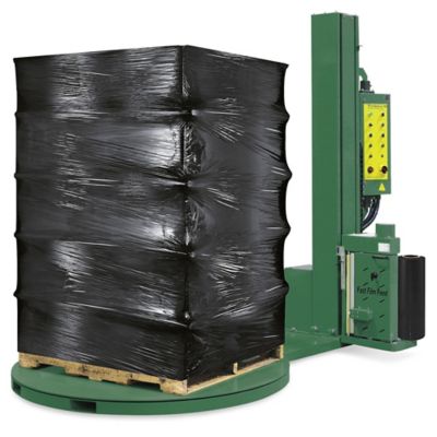 Uline Machine Length Stretch Film - Black Opaque