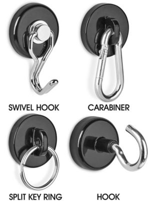 Magnetic Hook - Split Key Ring S-23104 - Uline