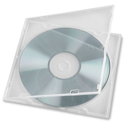 Plastic CD Case, Square Plastic CD Cases in Stock - ULINE