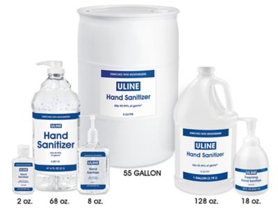 Uline Hand Sanitizer in Stock ULINE