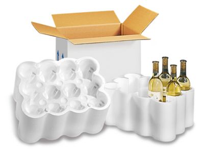 Cajas de Poliestireno para Vinos, Cajas de Poliestireno para Envíos de  Botellas de Vino en Existencia - ULINE