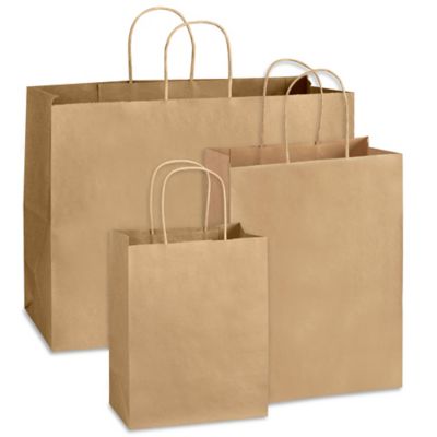 Kraft Bags, Kraft Paper Bags, Brown Bags in Stock ULINE