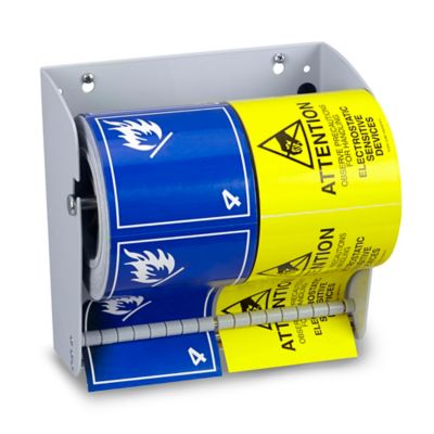 Uline – Distributeurs d'étiquettes adhésives – Fixation murale