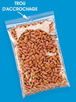 Sacs en polypropylène refermables avec glissière