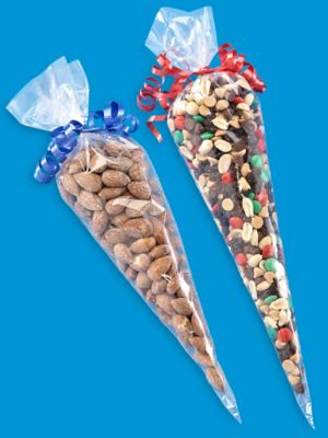 Cone Bags, Cone Treat Bags, Poly Cone Bags in Stock - ULINE