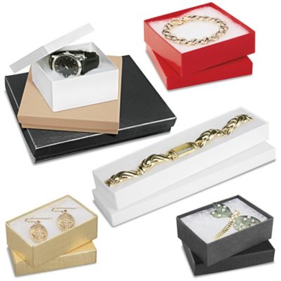 Kraft Jewelry Boxes, Bracelet Box, Necklace Box in Stock - ULINE