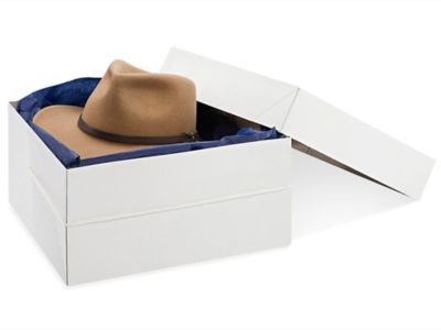 Custom logo printing cowboy hat box cardboard large storage shipping fedora  hat packaging box