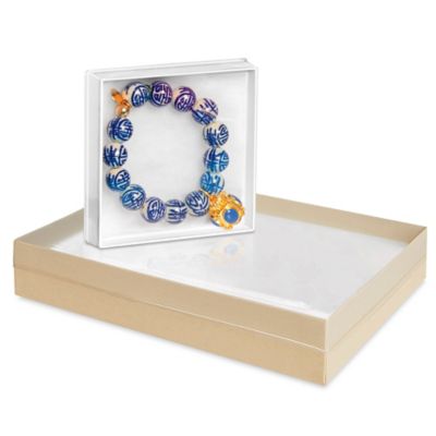 Clear Top Jewelry Boxes 3 x 2-1/8 x 1 wholesale 100 boxes