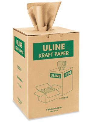 Gift Wrap in Dispenser Box - 24 x 100', Gold Foil S-12354 - Uline