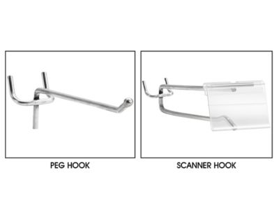 Peg Hooks for Gondola - 10 S-21799 - Uline