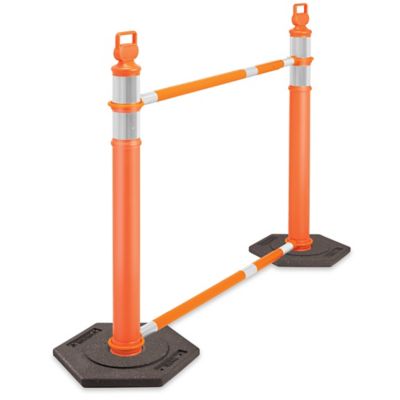 KICHOUSE Verkehrssäule PE Absperrkegel - Rote Warnsäule Für Straßenverkehr