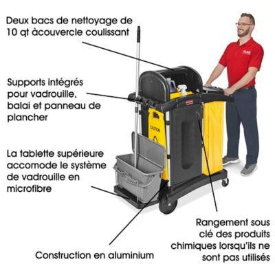 Uline Standard Janitor Cart