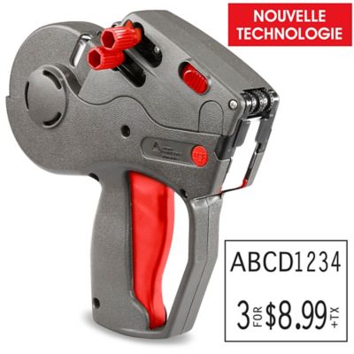 Monarch 1136<sup><small>MD</small></sup> – Pistolet à étiquettes alphanumériques et étiquettes adhésives