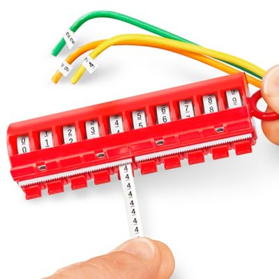 Etiquetas de cable D11 de varios colores para escribir