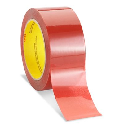 Bandes d'étiquettes de sûreté en rouleau – 2 x 5 3/4 po, rouge S-16981R -  Uline