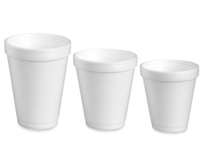 Mini on sale styrofoam cups