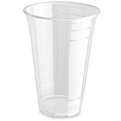 Vasos de Plástico con Tapa, Vasos de Plástico Transparente en Existencia -  ULINE