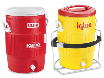 Igloo 5 Gallon Yellow Insulated Beverage Dispenser / Portable Water Co