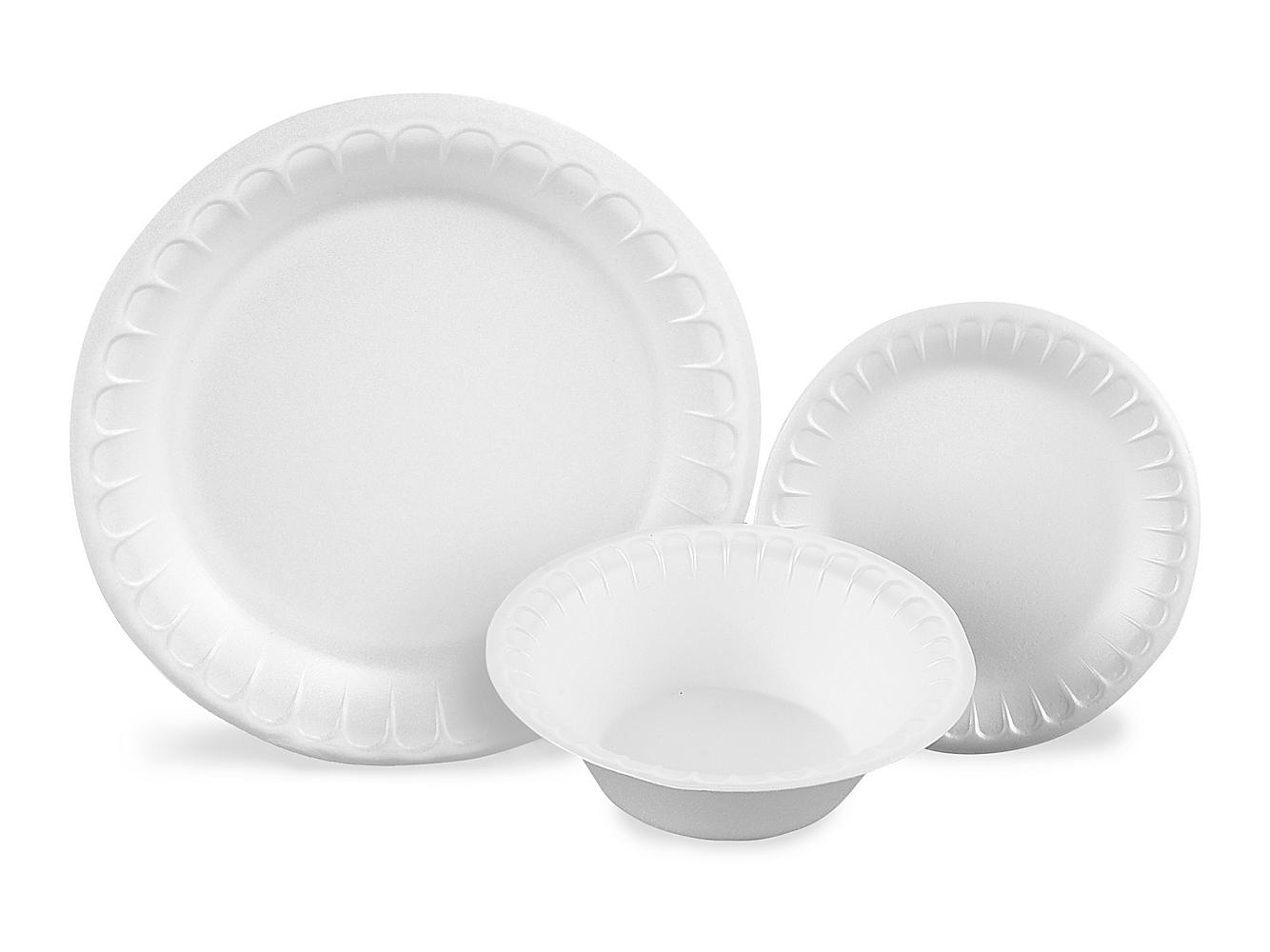Styrofoam Plates, Styrofoam Bowls, Foam Plates in Stock - ULINE