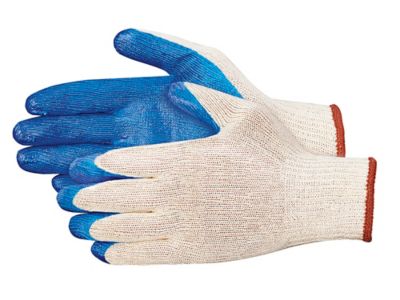 Gants en tricot enduits de latex