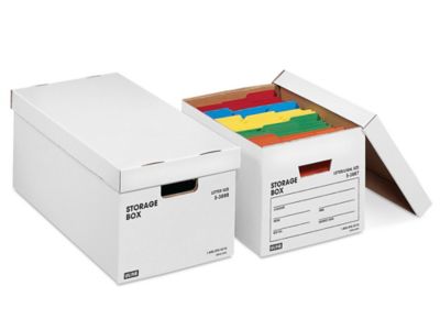 Economy Storage File Boxes with Lids in Stock - ULINE