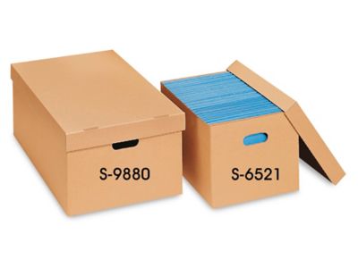 Economy Storage File Box Lid - 15 x 12 x 2 S-6521L - Uline