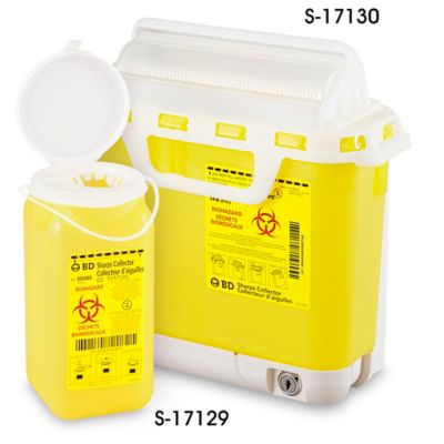 Sharps Container - 2 Gallon - ULINE - Carton of 10 Containers - S-22218