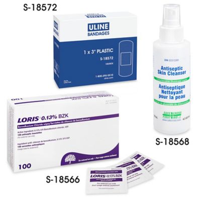 First Aid Kit Refills, Alcohol Swabs, First Aid Refills in Stock ULINE.ca